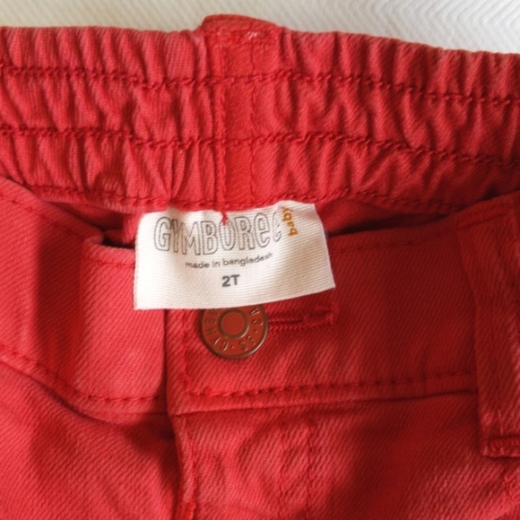 gymboree all smiles muted red skinny denim jeans 2T toddler girls - Picture 6 of 14